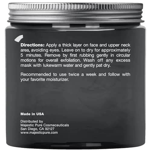 Majestic Pure Dead Sea Mud Mask for Face & Skin Care - 8.8 Oz | Improves Elasticity & Minimizes Pores thumbnail 3