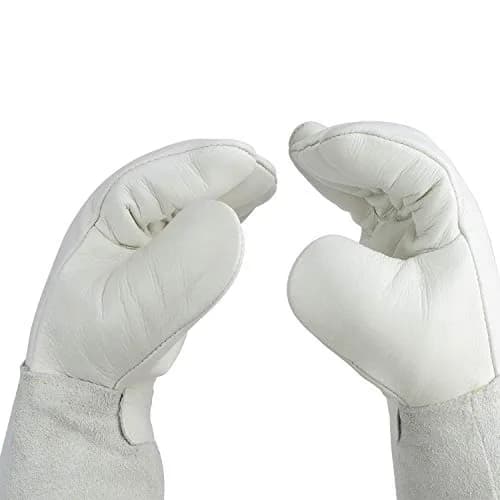 U.S. Solid Cryogenic Gloves LN2 Protective Gloves 35 cm (13.8") | Insulated for Extreme Cold thumbnail 2