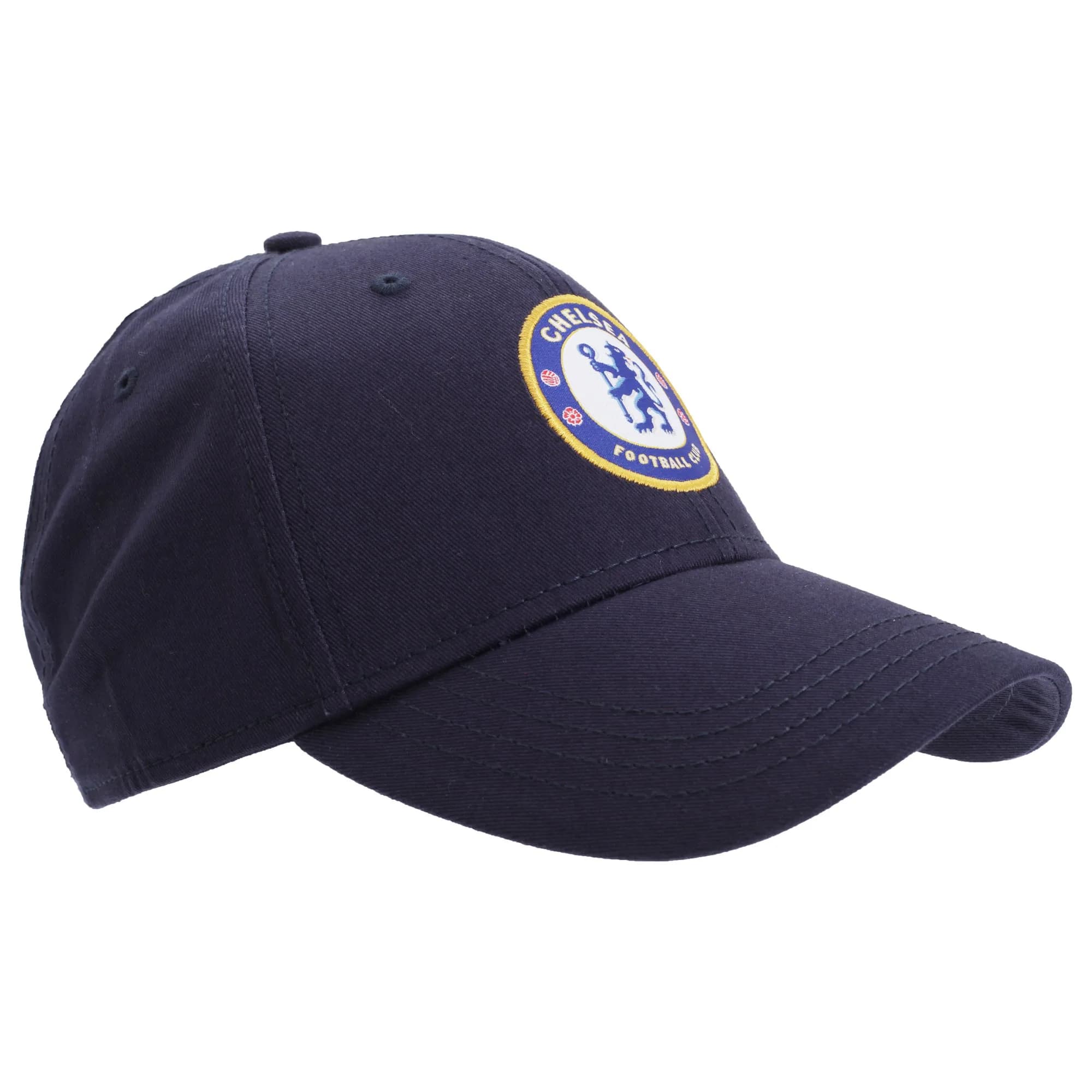 Chelsea FC Unisex Baseball Cap One Size Navy Blue | Classic Team Logo Fit — Blue,navy