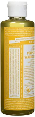 Dr. Bronner's Organic Pure Castile Liquid Soap Citrus Orange 237ml (8 fl oz) | All-Purpose Natural Cleanser thumbnail 4