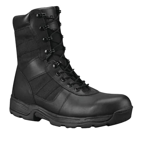 Propper Series 100 8" Side Zip Tactical Boot | Durable Leather & Nylon, Black, Size 10 M US thumbnail 1