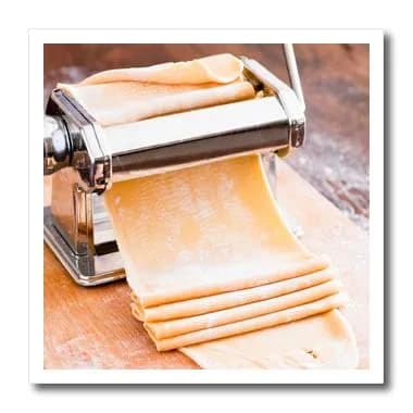 3dRose Pasta Machine 8-inch Iron-on Heat Transfer for White Material | Transparent, High Heat Resistant thumbnail 2