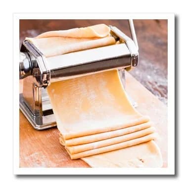 3dRose Pasta Machine 8-inch Iron-on Heat Transfer for White Material | Transparent, High Heat Resistant thumbnail 4