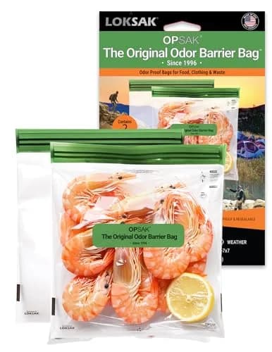 LOKSAK OPSAK Odorproof Dry Bags 7 in x 7 in | Leak-proof, Reusable, Waterproof (2 Pack) thumbnail 1
