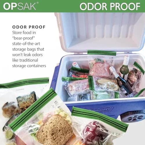 LOKSAK OPSAK Odorproof Dry Bags 7 in x 7 in | Leak-proof, Reusable, Waterproof (2 Pack) thumbnail 5
