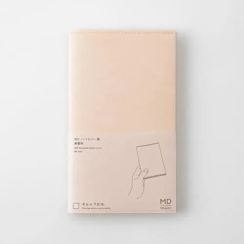 Midori MD Notebook Cover, Shinsho Paper, Ivory | Lightweight, Durable MD Note Cover (18.5x22.5cm) thumbnail 9