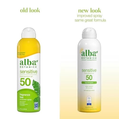Alba Botanica Sensitive Sunscreen Spray SPF 50 | Broad Spectrum, Water Resistant, Fragrance-Free 177ml (5 fl. oz.) thumbnail 2