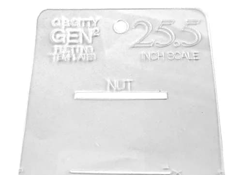 C. B. Gitty 25.5-inch GEN2 Fretting Scale Marking Template for Guitars | Accurate Fret Positioning Tool thumbnail 3
