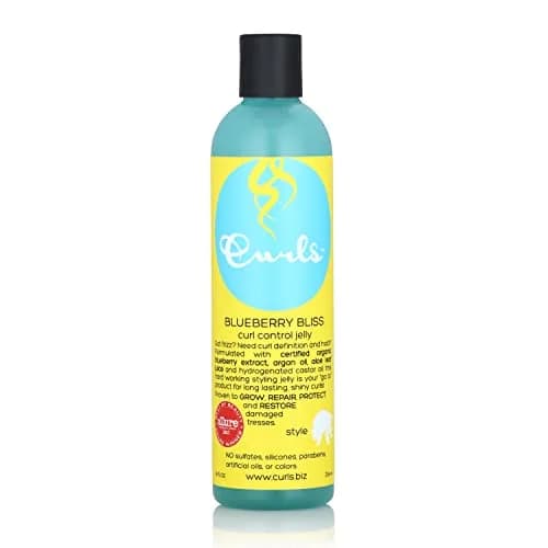 Curls Blueberry Bliss Control Jelly 236ml (8 oz) | Define & Defrizz Curly Hair Styler thumbnail 1