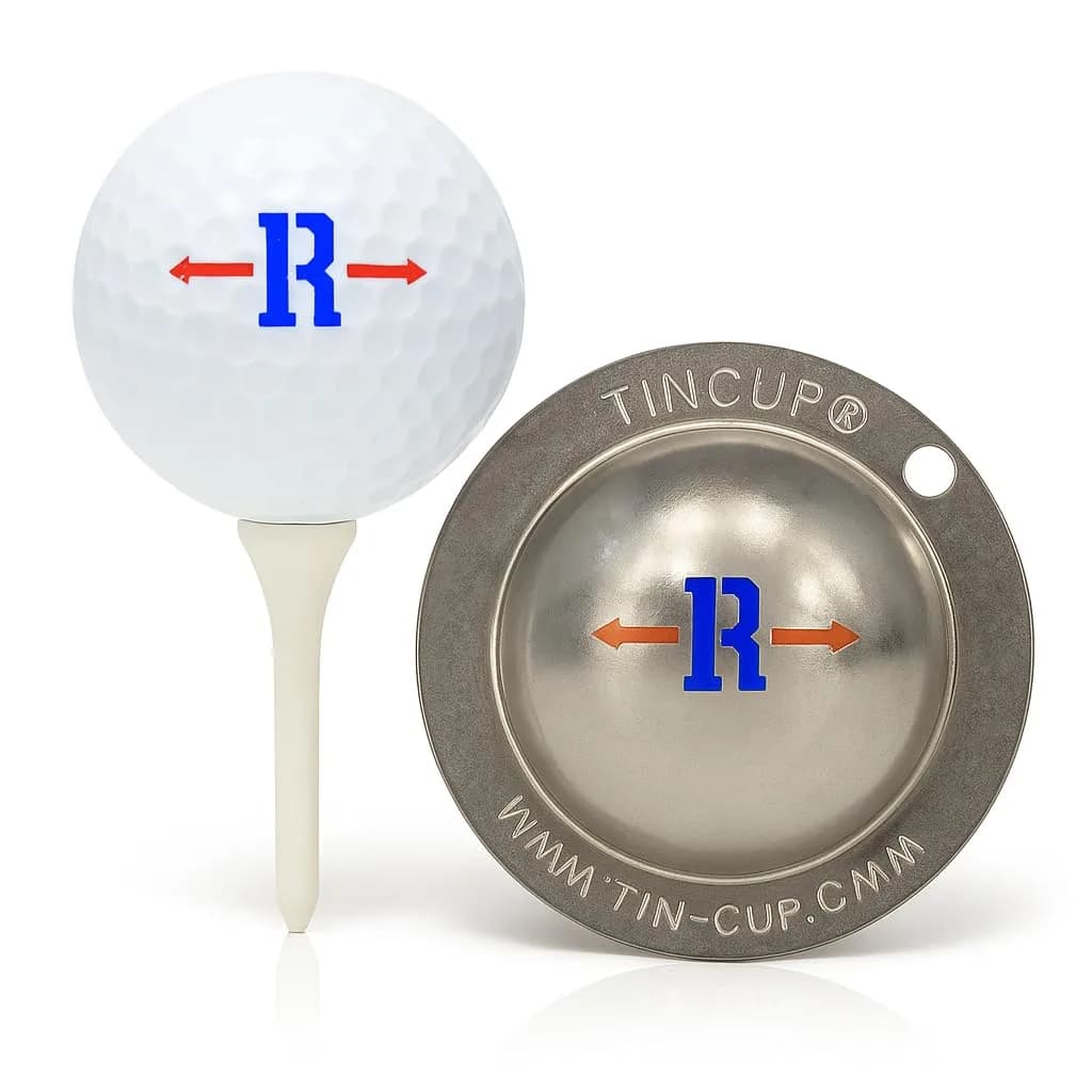 Tin Cup Alpha Players Cup R Golf Ball Stencil | Over 150+ Designs for Marking Golf Balls