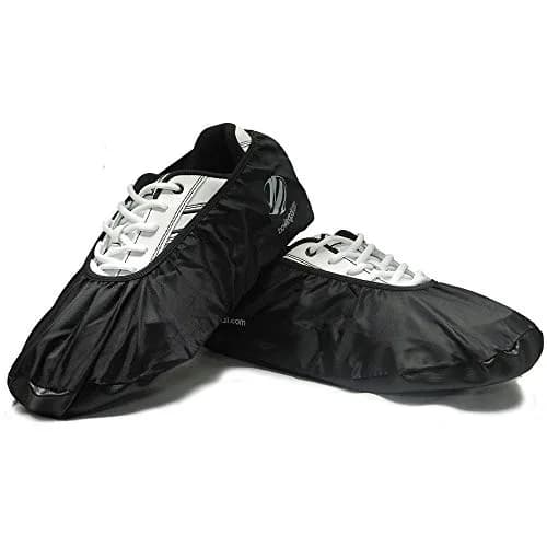 BOWLINGBALL Premium Bowling Shoe Protector Covers (Small (Up to Womens 4.5), Black) | Shoe Sole Moisture & Gunk Shield thumbnail 1