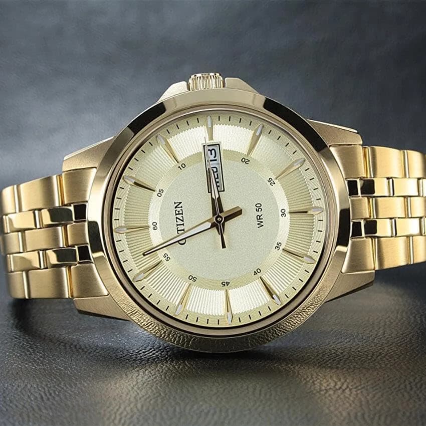 Citizen Quartz Men's Watch Gold-Tone Stainless Steel 41mm (1.61 inches) | Japanese Quartz Movement thumbnail 4