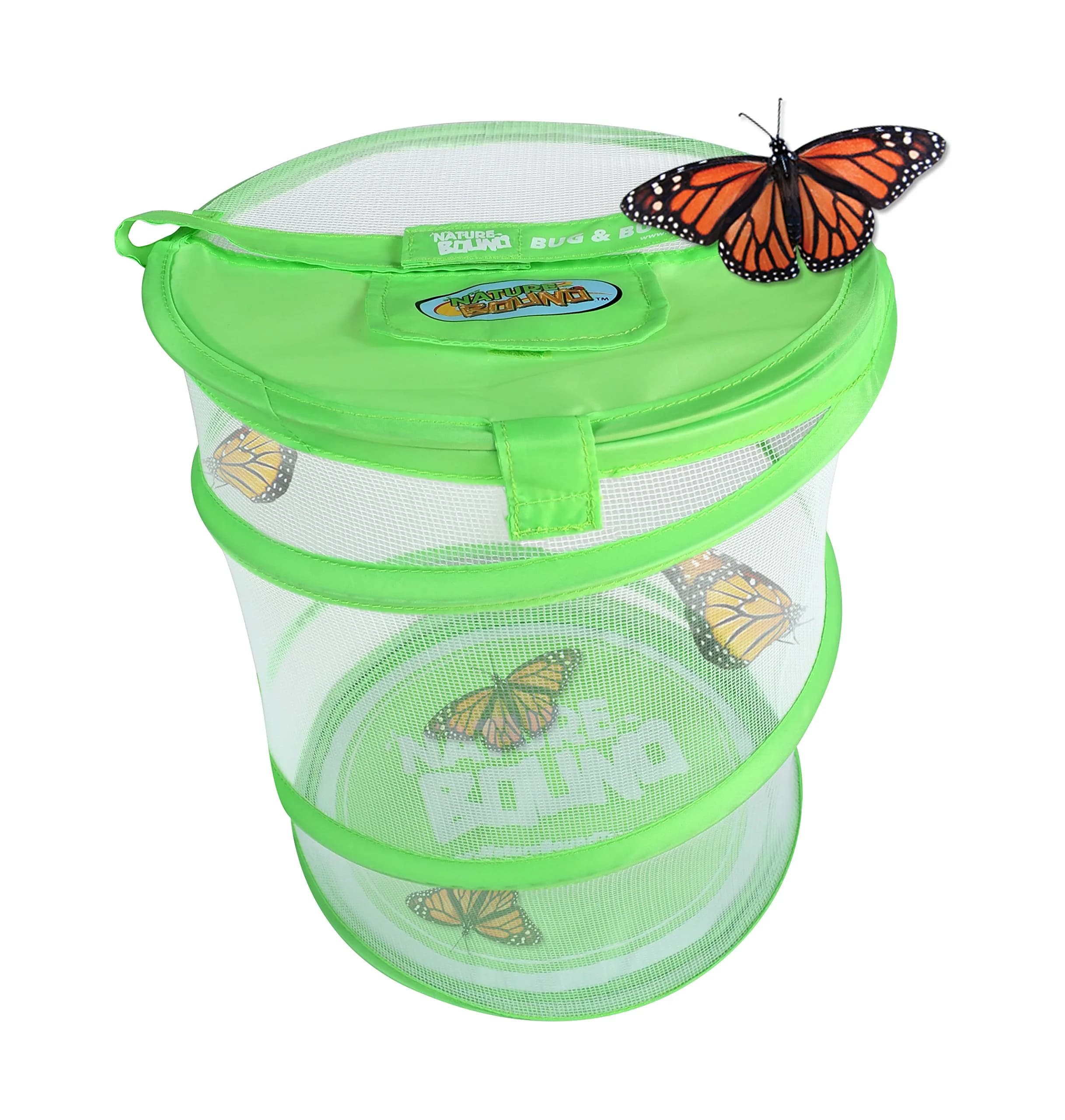 Nature Bound Butterfly Growing Kit 13 inch Tall Pop-Up Enclosure | STEM Learning Guide & Caterpillar Voucher - view 2