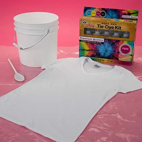 Tulip Artisan Soda Ash Tie-Dye Kit with Color Mixing Bottle, 4x8oz Bottles | Vibrant Fiber Reactive Dyes for Cotton, Rayon, Wool, Linen thumbnail 3
