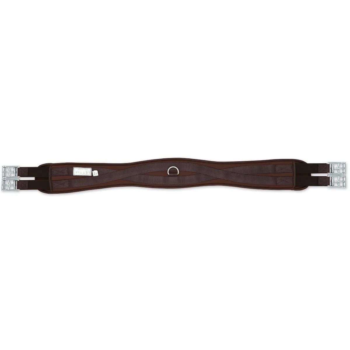 Lettia Memory Foam Clik A/P Girth- Brown 40" | Contour Design with Spring-Loded Clik Adjustment - main product image