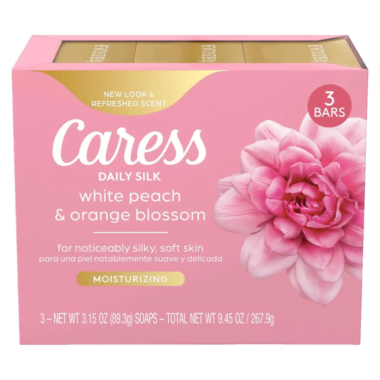 Caress Daily Silk Beauty Bar Soap 95ml (3.15 oz) | Silky Soft Skin & Elegant Fragrance — 3.15 Ounce