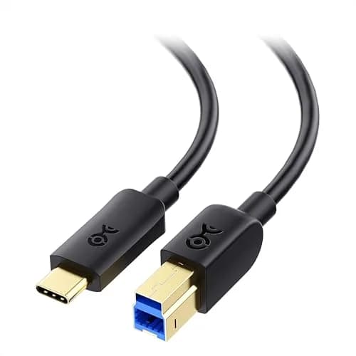 Cable Matters USB C to USB B 3.0 Cable, 3.3ft (1m) Black | 5Gbps Data Transfer thumbnail 1