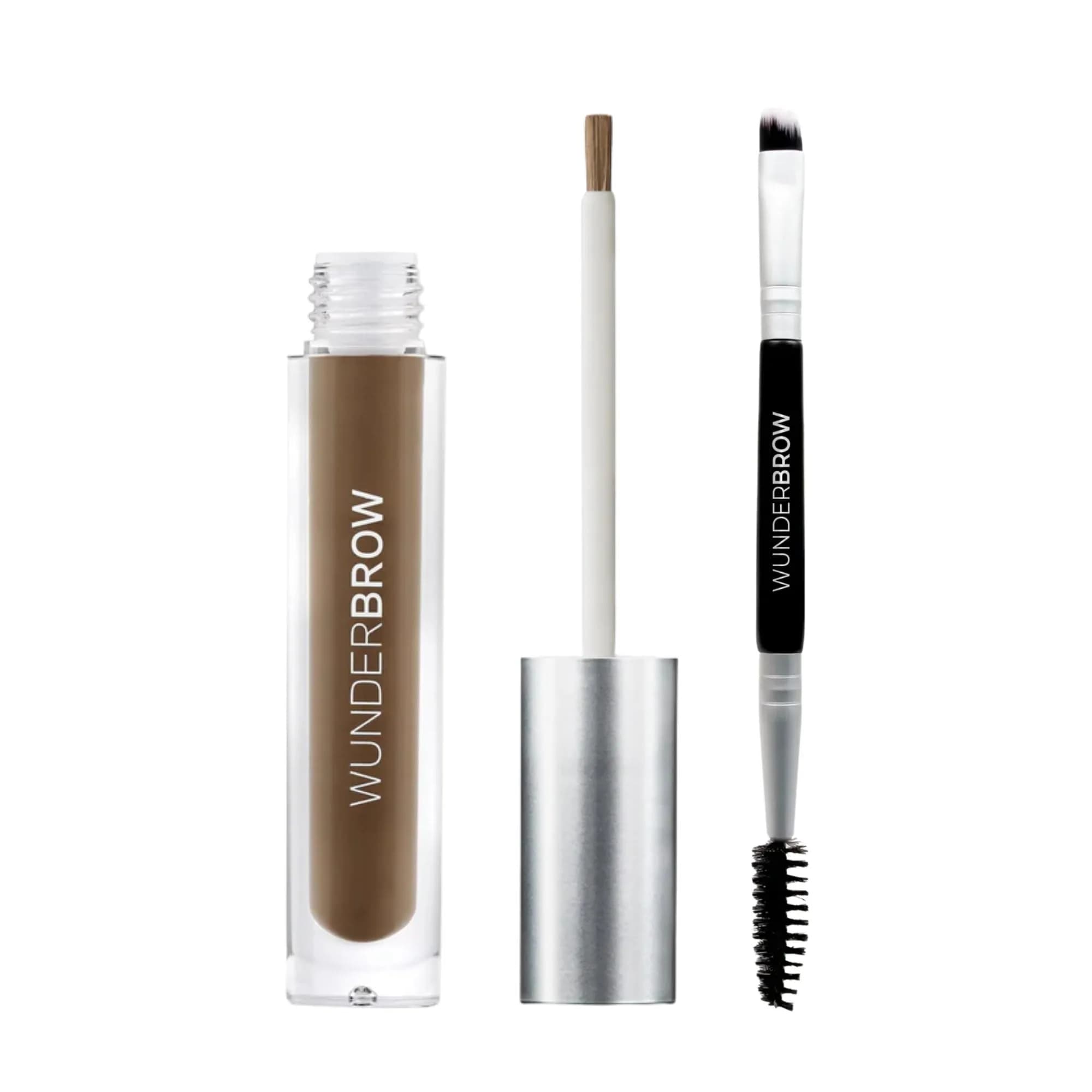 WUNDERBROW Eyebrow Gel 0.17 Fl Oz | Waterproof, Smudgeproof, Long Lasting, Shade: Black/Brown, Vegan & Cruelty-Free — Black/Brown