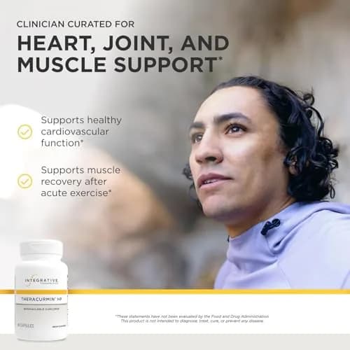 Integrative Therapeutics Theracurmin HP Turmeric Supplement, 60 Capsules | Advanced Bioavailability for Cellular Wellness thumbnail 2