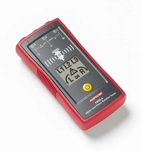 Amprobe PRM-6 Phase Sequence and Motor Rotation Tester | CAT IV 600V, Wireless & Non-Contact Testing thumbnail 3