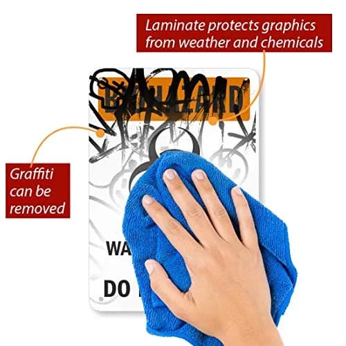 SmartSign Biohazard Waste Storage Area Sign 7x10 inches Aluminum | OSHA Compliant thumbnail 2