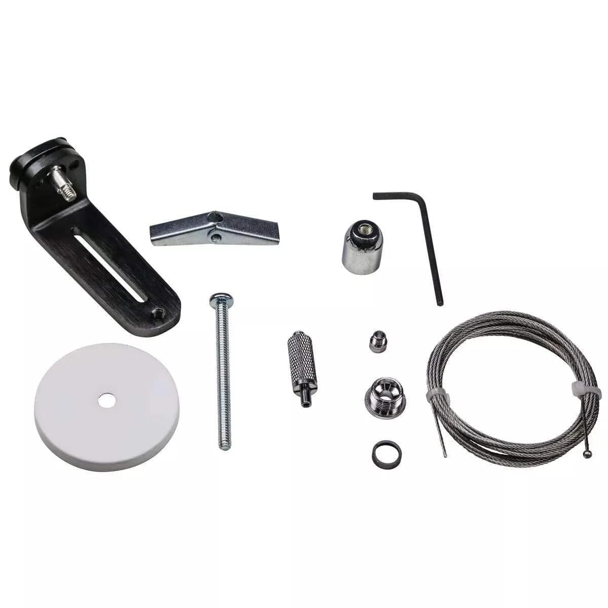AquaIllumination Prime Hanging Kit, Black | Elegant Aluminum Suspension for Aquarium Lights