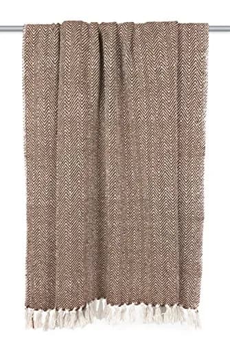 DII Chevron Throw Collection Handloomed Cotton 127x152 cm (50x60 in) | Cozy Accent for Indian Homes thumbnail 2