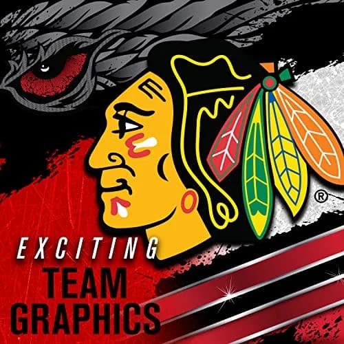 Franklin Sports GFM 1500 Chicago Blackhawks Youth Goalie Face Mask | 0.2 lb (0.09 kg) thumbnail 4