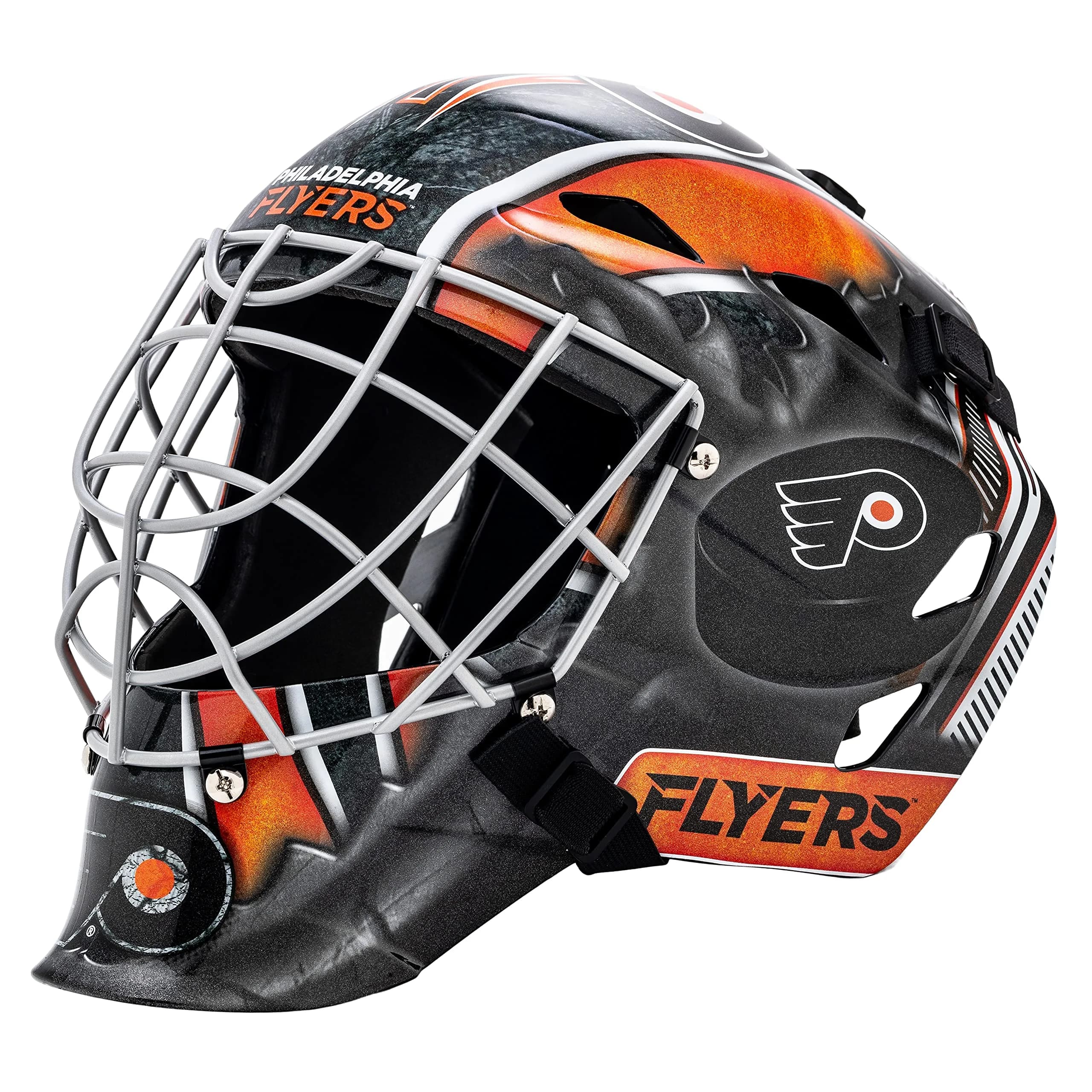 Franklin Sports GFM 1500 NHL Philadelphia Flyers Goalie Face Mask | Youth Street Hockey Protection - main product image