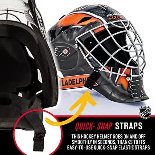 Franklin Sports GFM 1500 NHL Philadelphia Flyers Goalie Face Mask | Youth Street Hockey Protection thumbnail 5