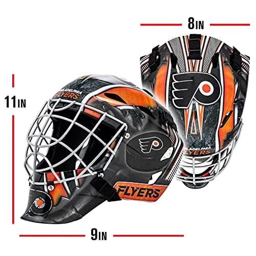 Franklin Sports GFM 1500 NHL Philadelphia Flyers Goalie Face Mask | Youth Street Hockey Protection thumbnail 2