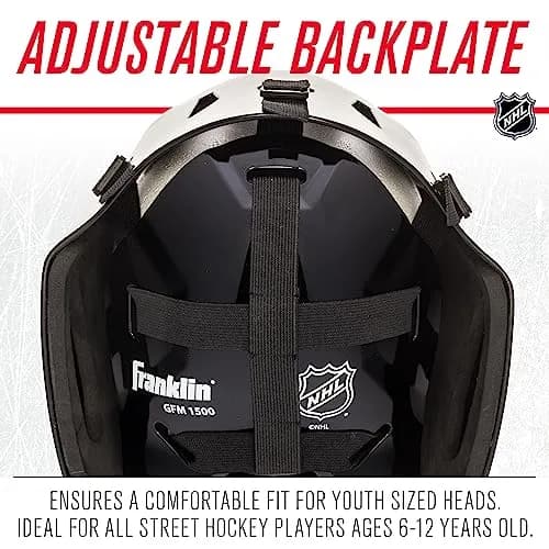 Franklin Sports GFM 1500 NHL Philadelphia Flyers Goalie Face Mask | Youth Street Hockey Protection thumbnail 3