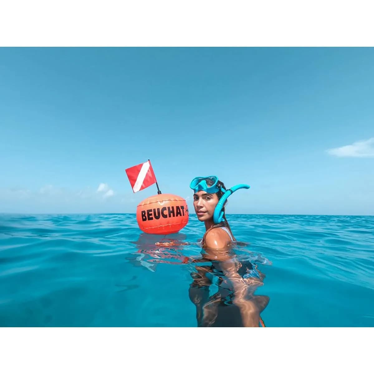 Beuchat Maxlux S Single Lens Diving Mask (127 cm³ Internal Volume) | Panoramic Vision for Scuba & Snorkeling - view 2
