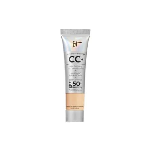 IT Cosmetics Your Skin But Better CC+ Cream SPF 50+ Medium 12ml (0.4 fl oz) | Hydrating Anti-Aging Serum & Sunscreen thumbnail 1