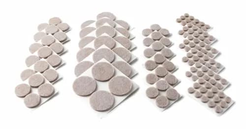 Scotch Felt Pads 162 PCS Beige, Assorted Sizes Value Pack | Protects Hardwood Floors thumbnail 2