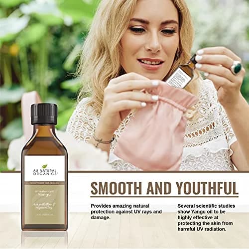 Au Natural Organics Yangu Oil for Sunburn Prevention & Skin Soothing | Hydrating, Non-Greasy Face & Body Moisturizer 3.4oz thumbnail 3