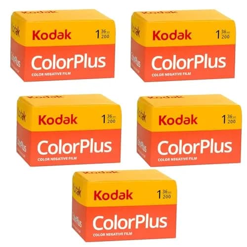 Kodak ColorPlus 200 Film 5 Rolls | 35mm (135 Format), 36 Exposures Per Roll, ISO 200 Color Negative Film thumbnail 1