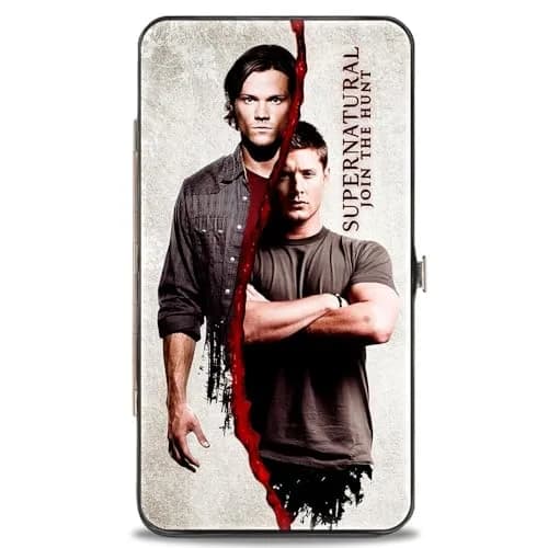 Buckle-Down Women's Buckle-Down Hinge Wallet - Supernatural 7 x 4 Inches | Vegan Leather & Stainless Steel thumbnail 1