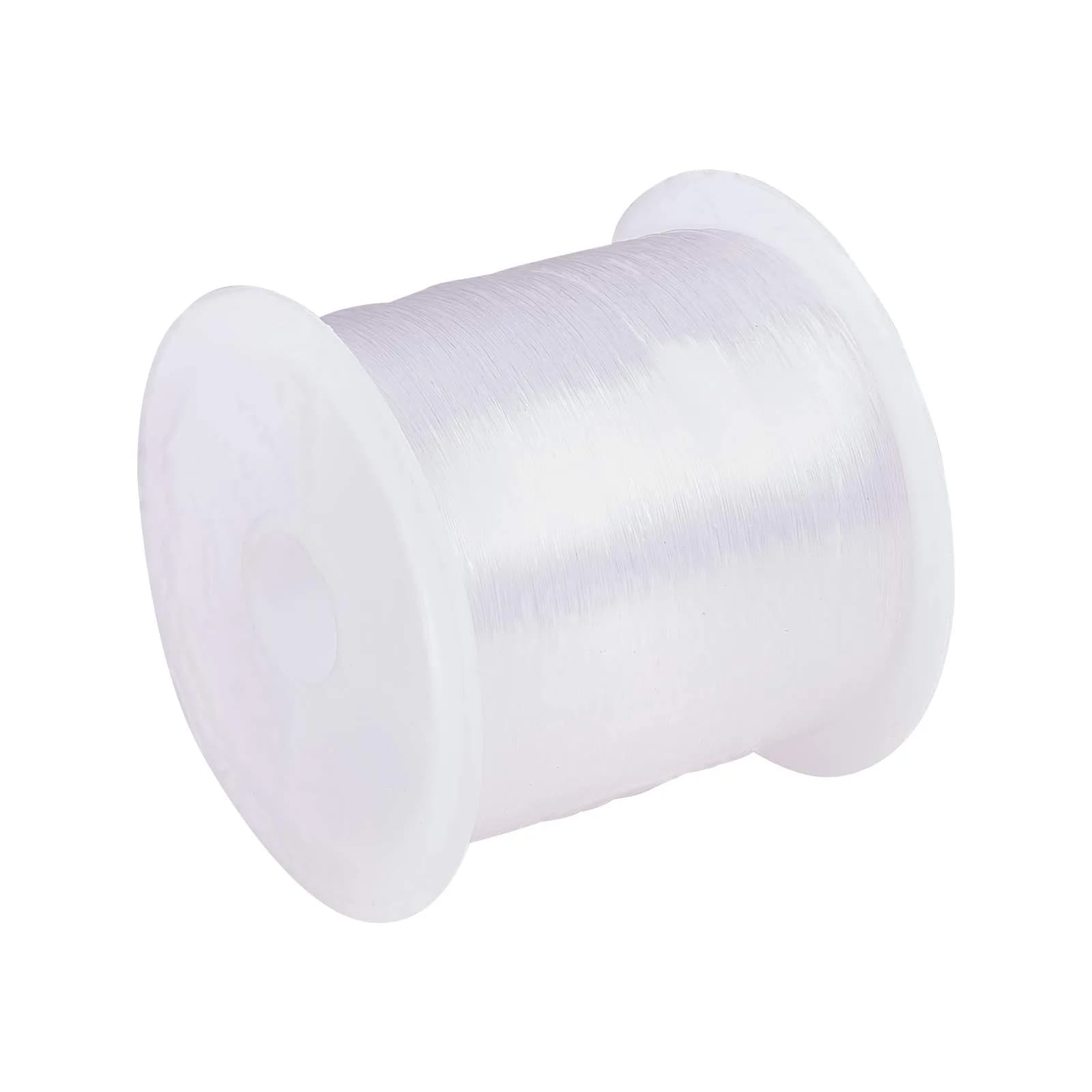 PH PandaHall Clear Fishing Line Invisible Nylon Thread 0.2mm (130m / 140 Yards) | Strong & Invisible for Jewelry Making — 0.2mm