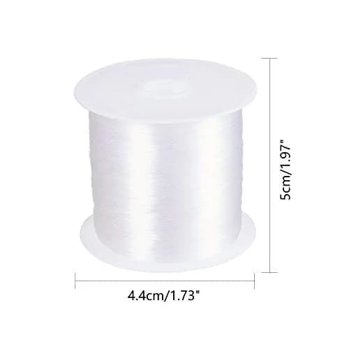 PH PandaHall Clear Fishing Line Invisible Nylon Thread 0.2mm (130m / 140 Yards) | Strong & Invisible for Jewelry Making thumbnail 4