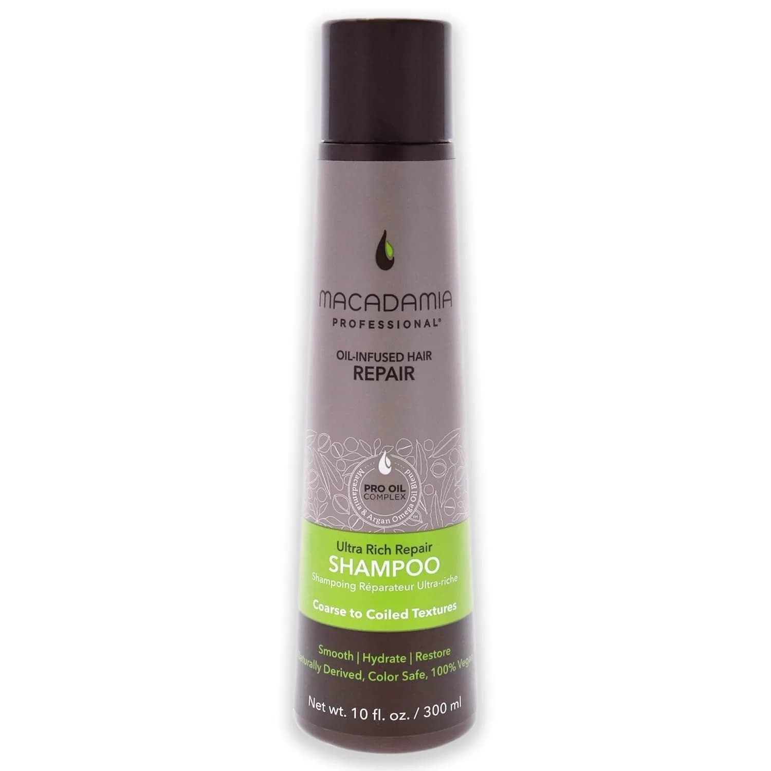 Macadamia Professional Ultra Rich Hair Repair Shampoo 295ml (10 Fl Oz) | Deep Repair Cleanser for Dry & Damaged Hair - main product image