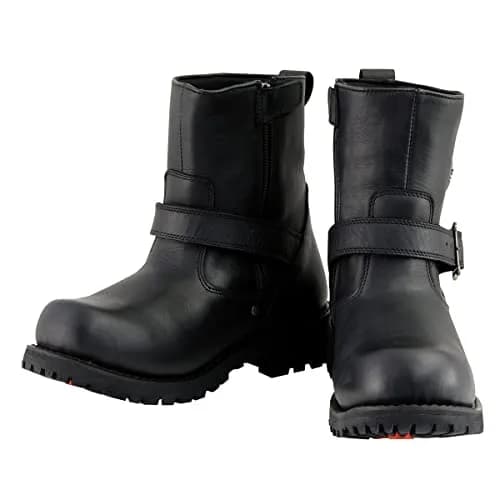 Milwaukee Leather Men's Black Leather 6-inch Classic Engineer Motorcycle Boots | Waterproof & Durable for Riders & Daily Wear thumbnail 4