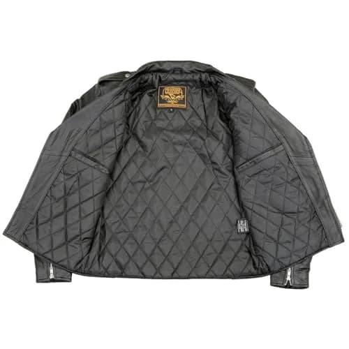 Milwaukee Leather Men's The Legend Classic Brando Black Premium Leather Motorcycle Jacket - 4X-Large | Durable Cowhide, All-Season Comfort thumbnail 4
