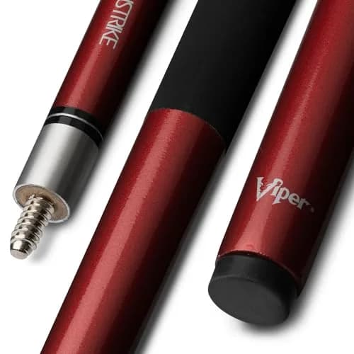 Viper by GLD Products Graphstrike 58" 2-Piece Pool Cue, Maroon, 19 Oz (1.07 kg) | Fiberglass Graphite Composite Billiard Cue thumbnail 1