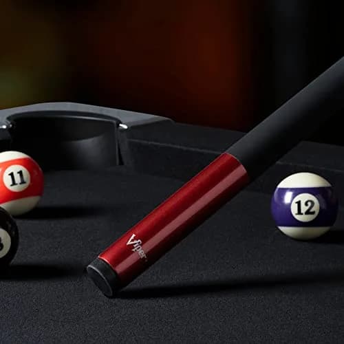 Viper by GLD Products Graphstrike 58" 2-Piece Pool Cue, Maroon, 19 Oz (1.07 kg) | Fiberglass Graphite Composite Billiard Cue thumbnail 7