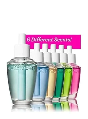 Bath & Body Works 6-Pack Wallflowers Sampler Fragrance Refills Assorted Colors | 6 Scents, 0.8 Fl Oz Each, Home Fragrance thumbnail 1