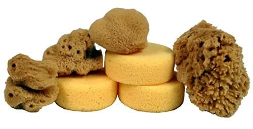 Creative Hobbies Synthetic and Natural Silk Sponges for Painting, Crafts, Ceramics, Pottery and More, Value Pack of 7 Sponges thumbnail 1