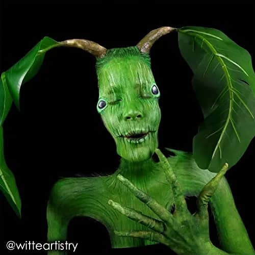 Mehron Makeup Paradise AQ - AMAZON GREEN, Water-Activated Face & Body Paint | Vibrant, Professional-Grade (70-120 chars) thumbnail 4