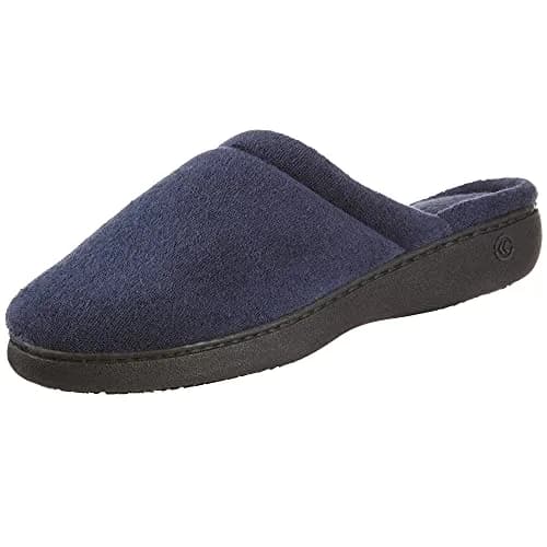 isotoner Women's Indoor/Outdoor Slip-on Secret Sole Clog Slippers Navy 6.5-7 | Memory Foam Comfort & Heal Support thumbnail 1