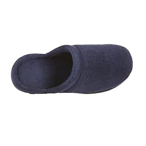 isotoner Women's Indoor/Outdoor Slip-on Secret Sole Clog Slippers Navy 6.5-7 | Memory Foam Comfort & Heal Support thumbnail 5